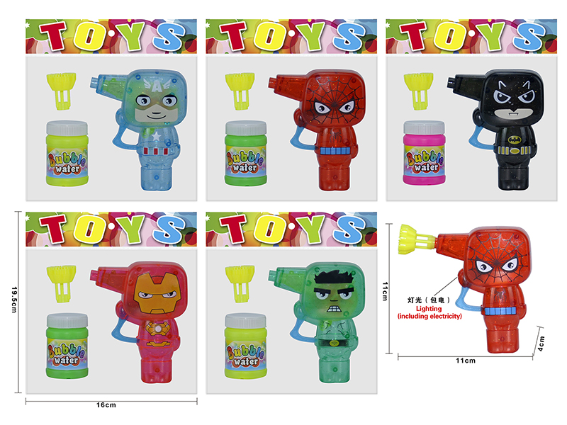 The Avengers Manual Inertial Transparent Bubble Gun With Light