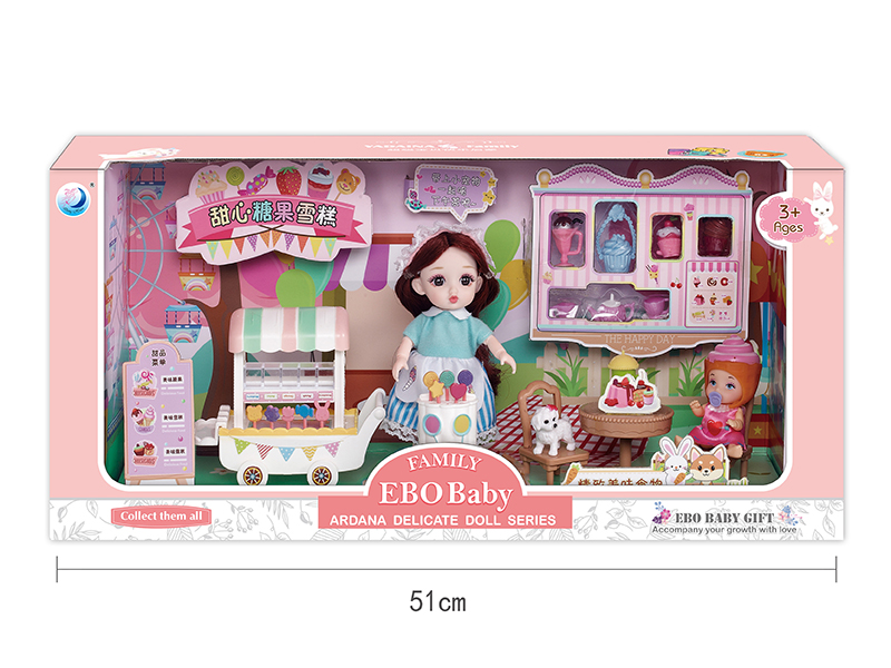 Delicate Doll Series - Sweet Candy House Scene(Drink&Pee)