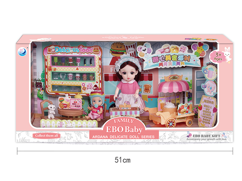 Delicate Doll Series - Sweet Candy House Scene(Drink&Pee)