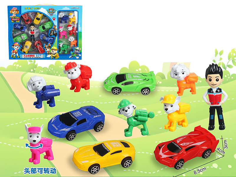 PAW Patrol Pull Back Racing Car Set