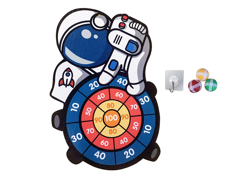 Velcro Dartboard(Astronaut) + Sticky Balls + Hook