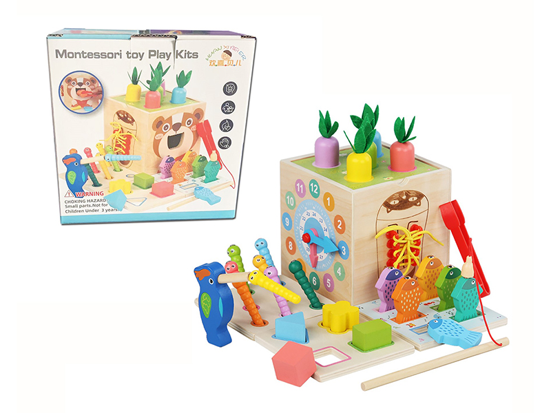 8 In 1 Wooden Montessori Building Blocks