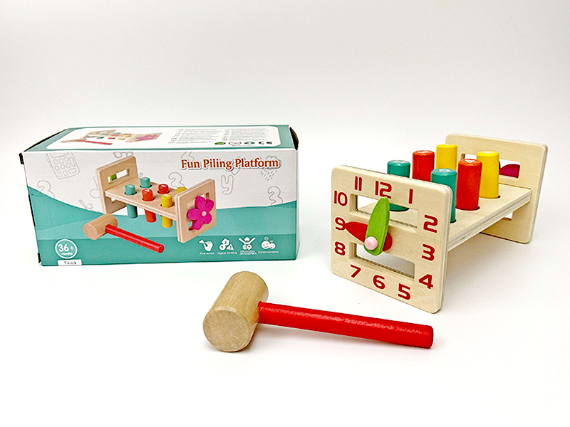 Wooden Clock Pile Driver