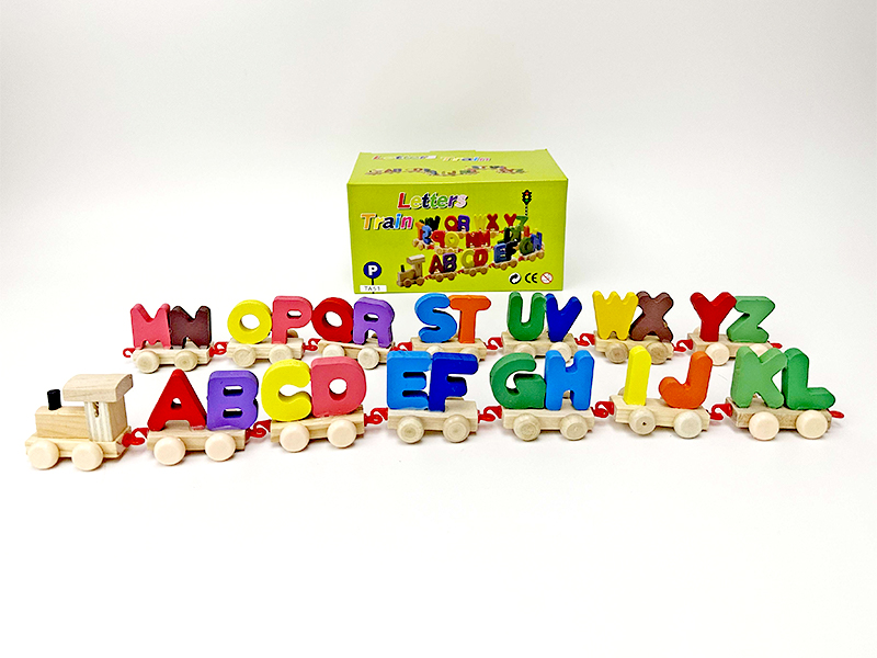 Wooden Letter Train