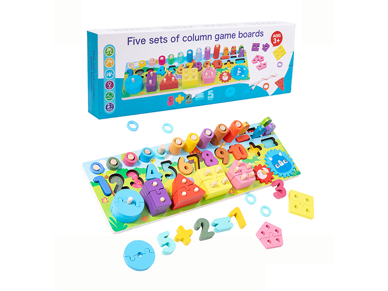 Wooden Multifunctional Column Logarithmic Plate