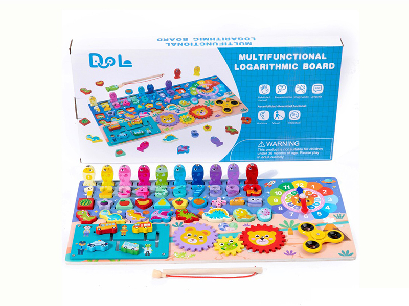 8 In 1 Wooden Multifunctional Fishing Logarithmic Board