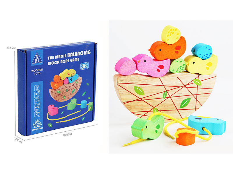 Wooden Bird Balance Toy