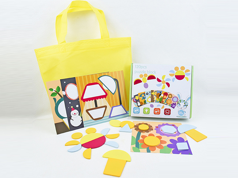 120 Paired Wooden Puzzle Pieces