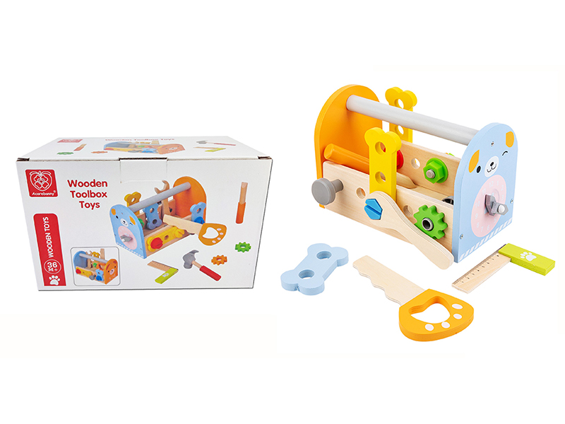 Wooden Dog Tool Basket