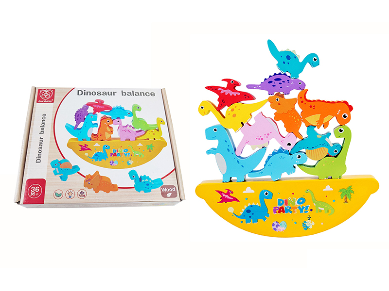 Wooden Dinosaur Balance Toy