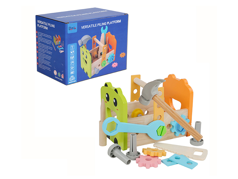 Wooden Multifunctional Nut Toolbox