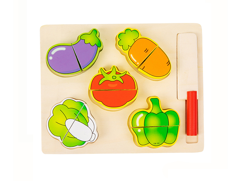 Wooden Cutting Vegetable Toy
