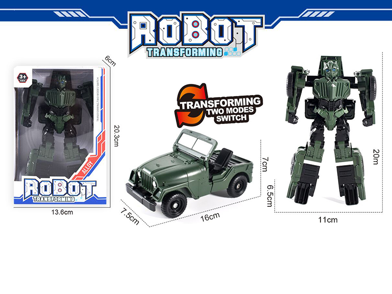 DIY Transforming Car Robot Toy