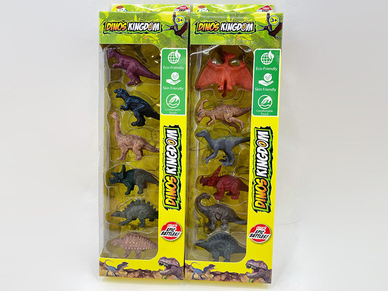 3-Inch Dinosaurs 6pcs(Solid)