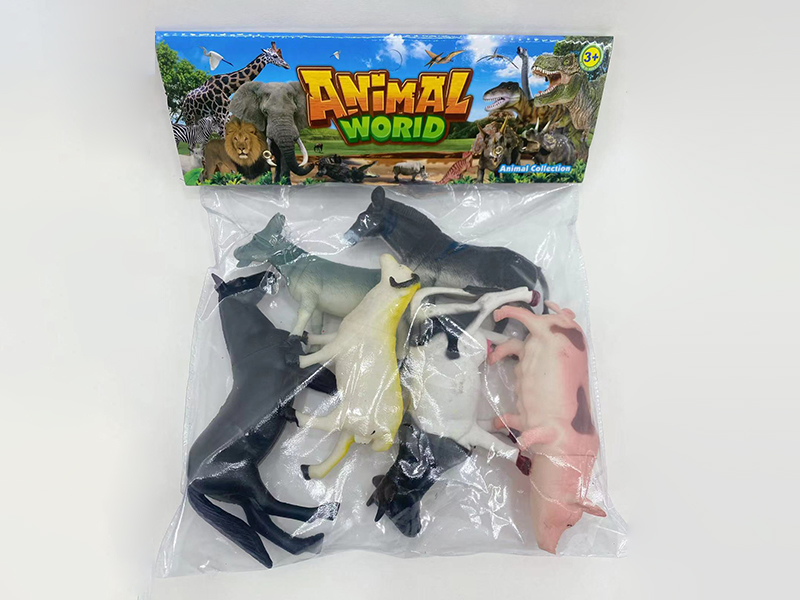 6pcs 6-Inch Farm Animals(Hollow)