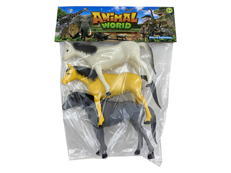3pcs 8-Inch Horses(Hollow)