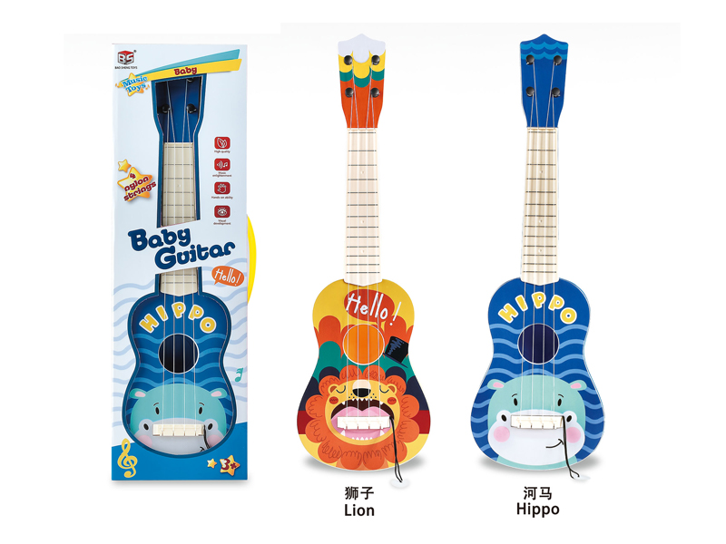 21 Inch Cartoon Animal Four String Guitar