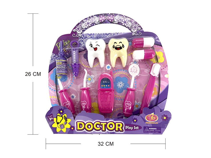 Purple Medical Tool Toy Set