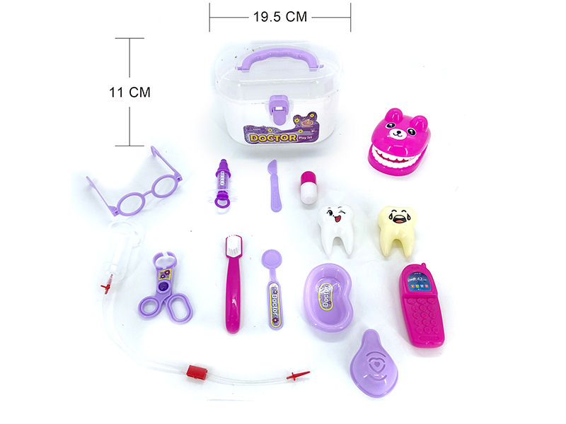 Purple Medical Tool Toy Set