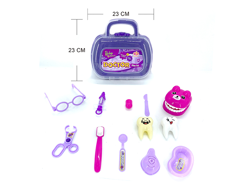 Purple Medical Tool Toy Set