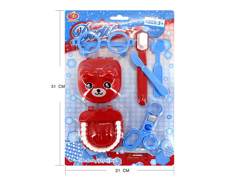 Blue Medical Tool Toy Set