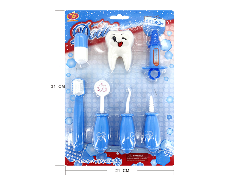 Blue Medical Tool Toy Set
