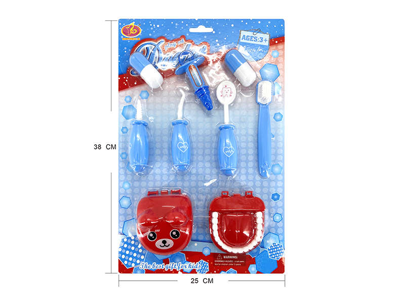Blue Medical Tool Toy Set