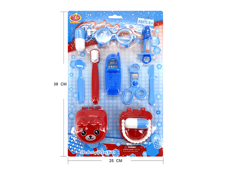 Blue Medical Tool Toy Set