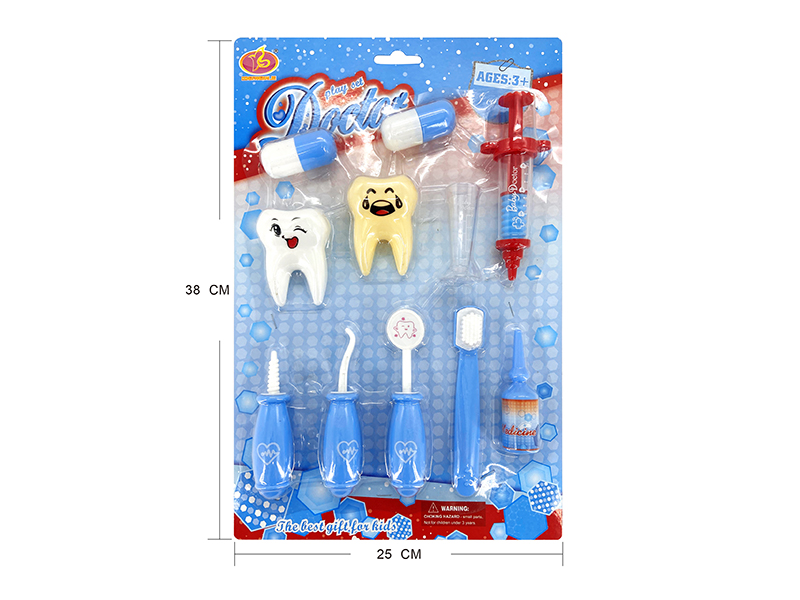 Blue Medical Tool Toy Set
