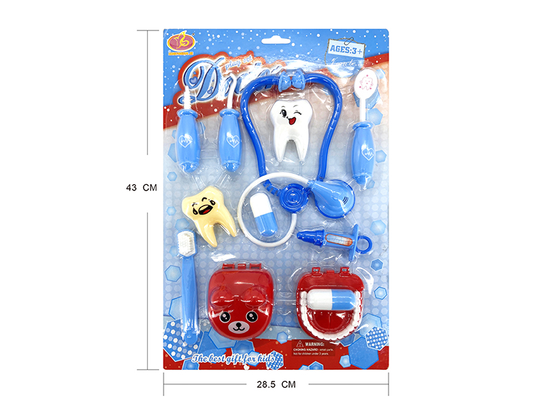 Blue Medical Tool Toy Set