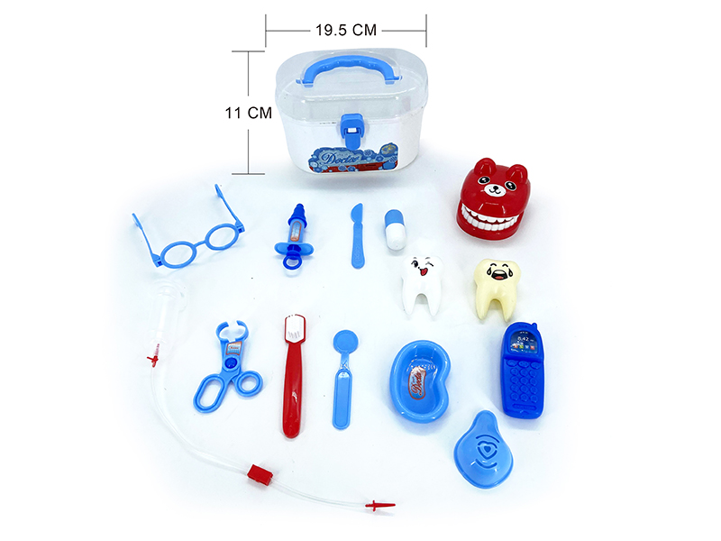 Blue Medical Tool Toy Set