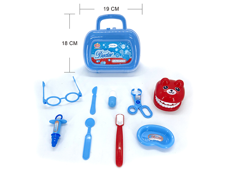Blue Medical Tool Toy Set