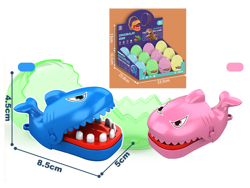 12PCS Mini Biting Shark Toy