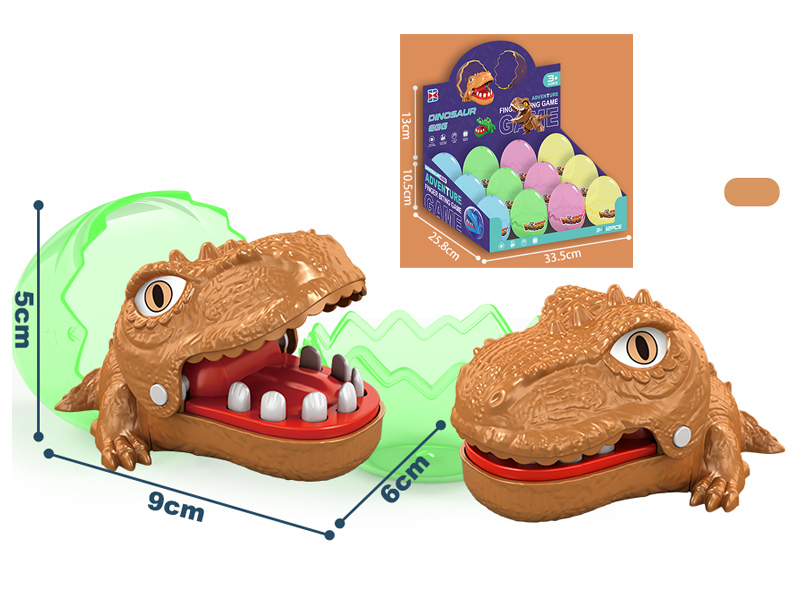 12PCS Mini Biting Tyrannosaurus Rex Toy