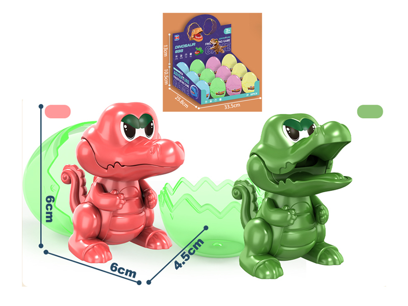 12PCS Finger Clamping Crocodile Toy