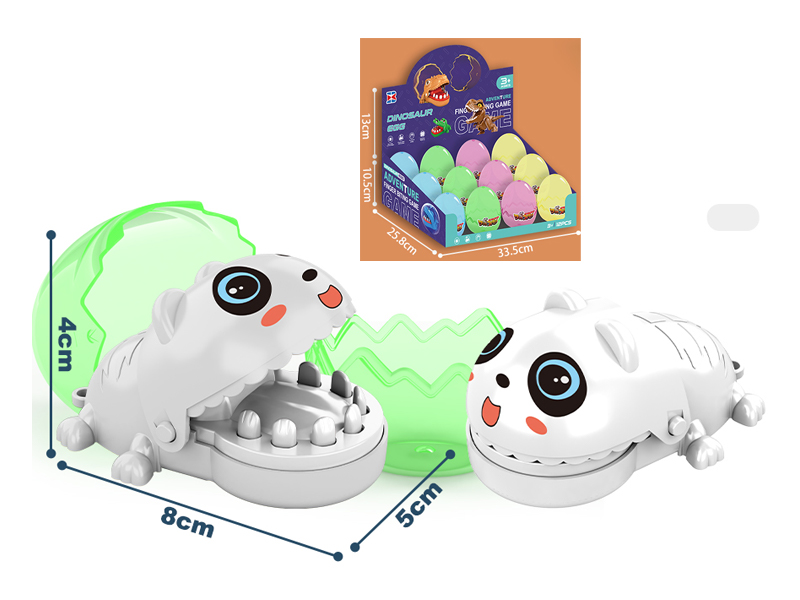 12PCS Mini Biting White Bear Toy