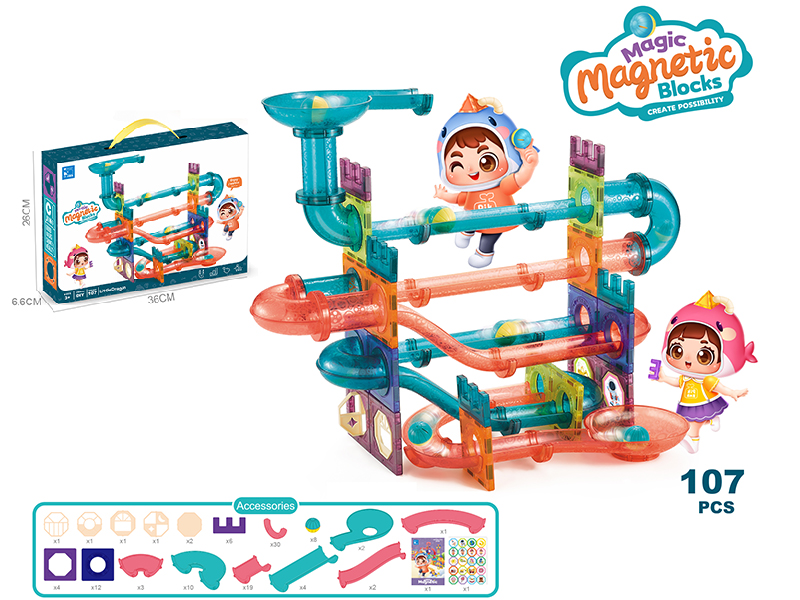 Magnetic Building Blocks (107PCS)