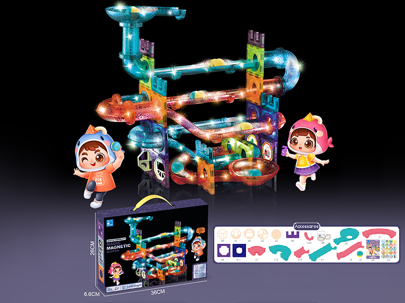 Magnetic Building Blocks With Lights(111PCS)