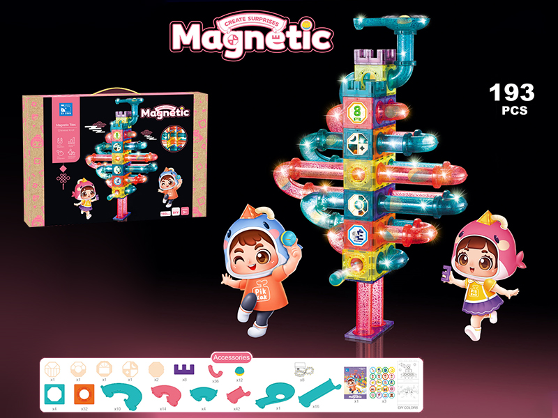 Magnetic Building Blocks With Lights(193PCS)