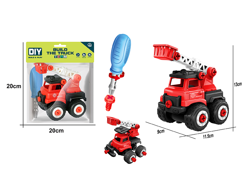 DIY Assembly Mini Fire Engine