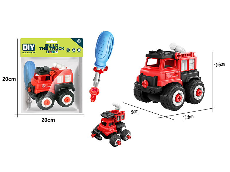 DIY Assembly Mini Fire Engine