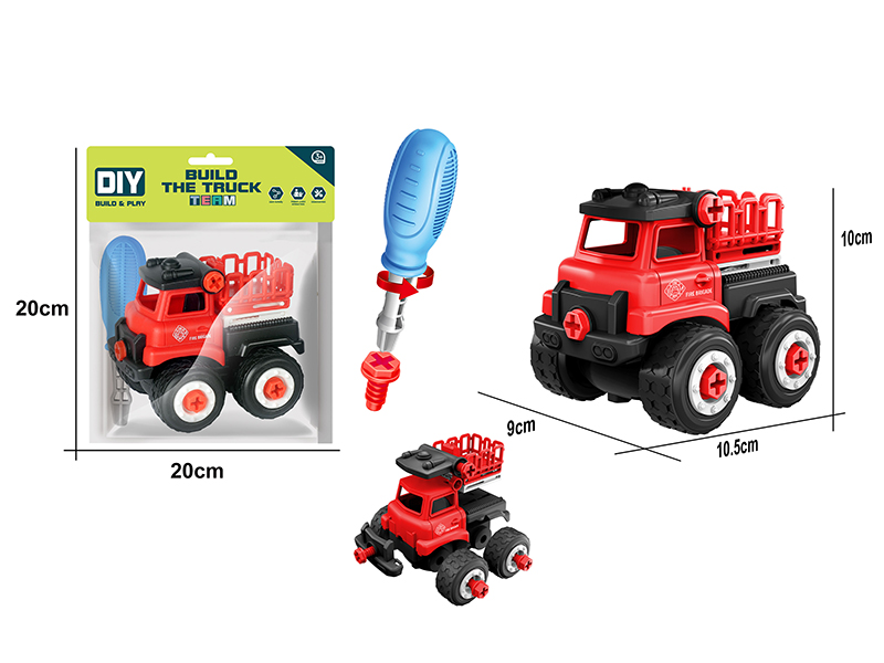 DIY Assembly Mini Fire Engine