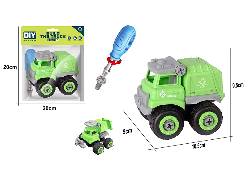 DIY Assembly Mini Sanitation Truck