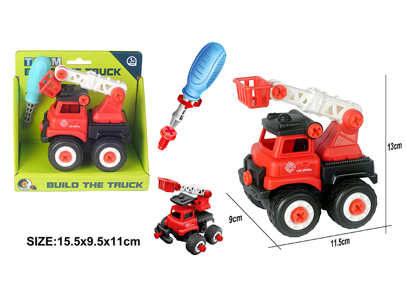 DIY Assembly Mini Fire Engine