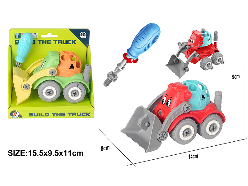 DIY Assembly Mini Cartoon Car