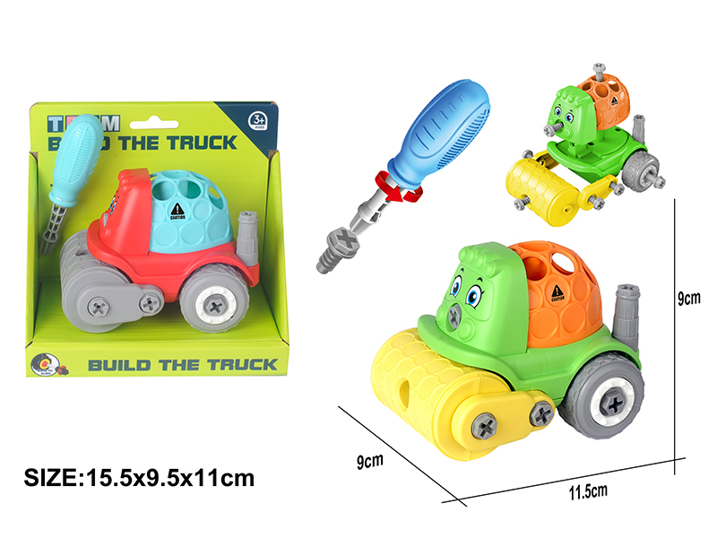 DIY Assembly Mini Cartoon Car