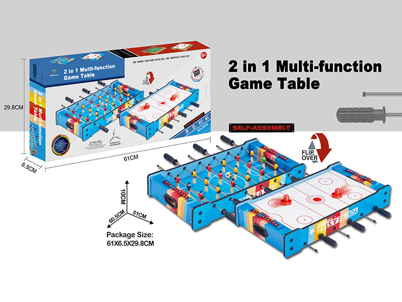 2 In 1 Multi-Function Game Table(Soccer/Ice Hockey)