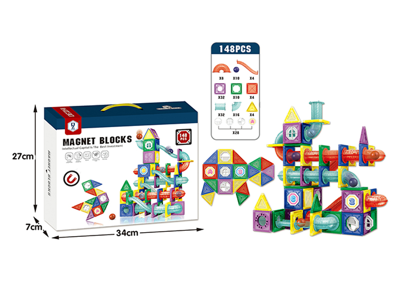 148PCS Color Window Magnetic Plate Track Ball