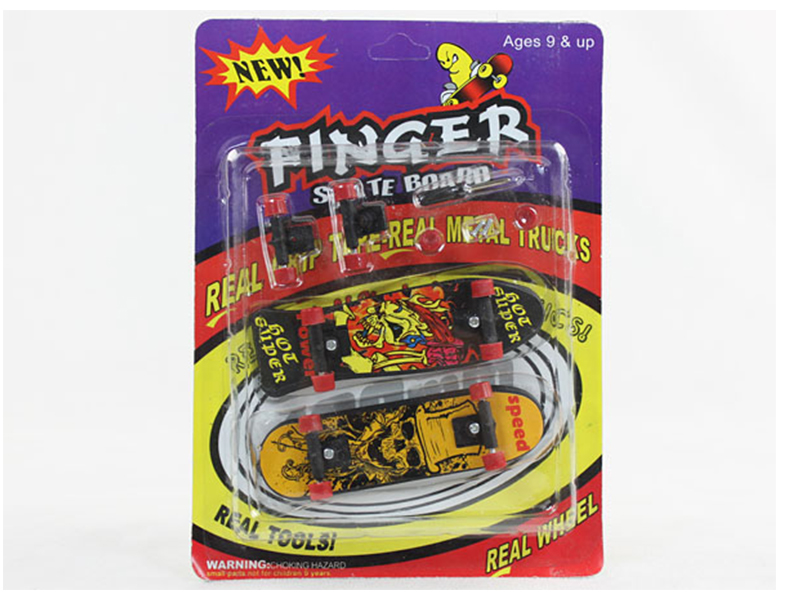 2PCS Skull Finger Skateboard