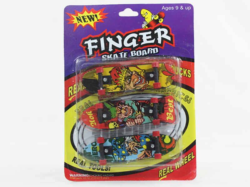 3PCS Joker Finger Skateboard